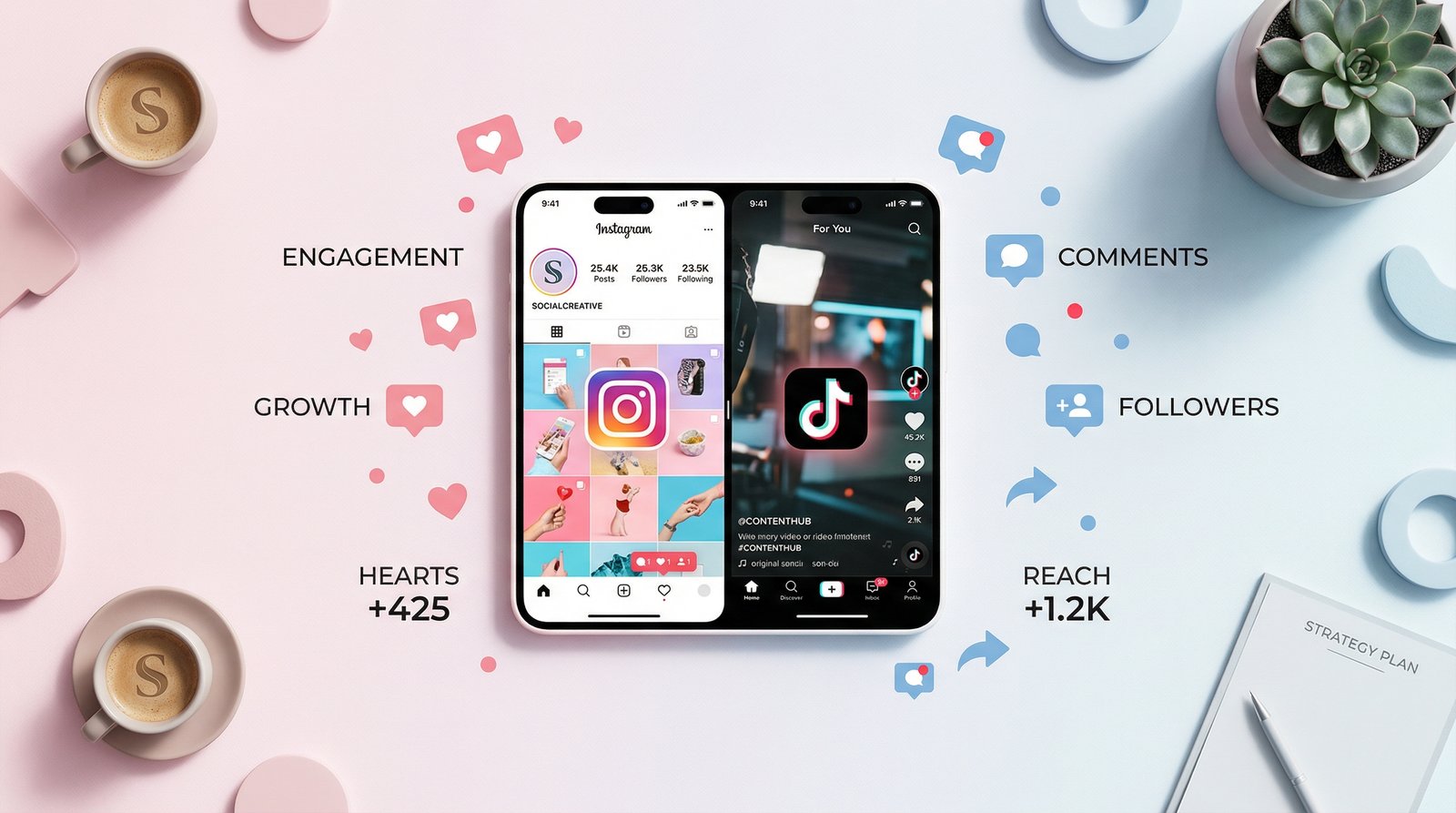 Social media marketing strategies